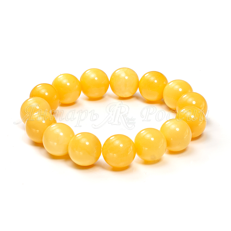 Брслет янтарь